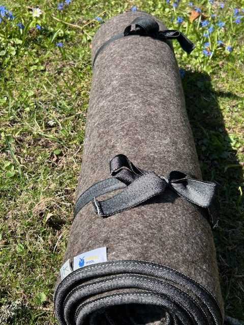 Yogamatta/Liggunderlag i 100% svensk ull